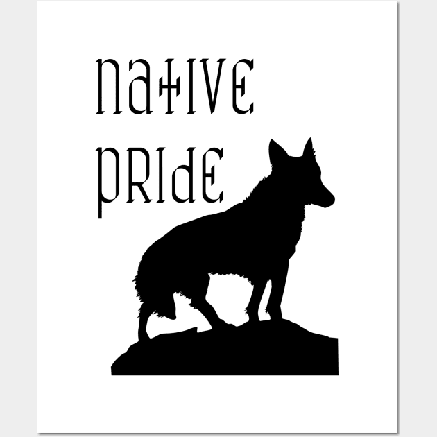 Native Pride Wall Art by Meow Meow Designs